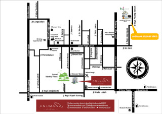 Map Ubud Printable